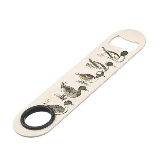 北アメリカのアヒルイラストレーション スピード栓抜き (正面アングル)