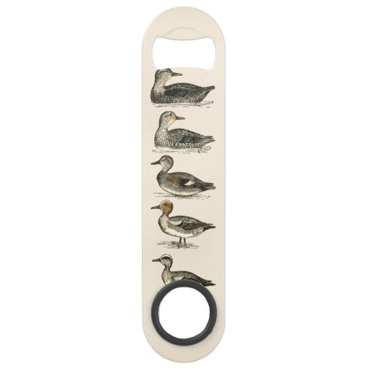 北アメリカのアヒルイラストレーション スピード栓抜き (裏面)