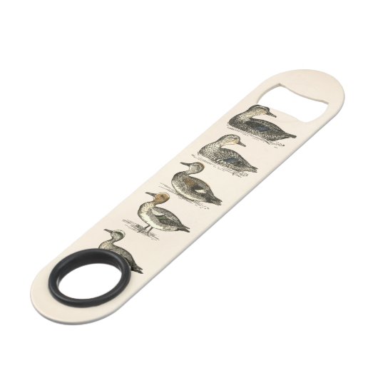 北アメリカのアヒルイラストレーション スピード栓抜き (裏面アングル)