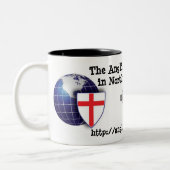 北アメリカのアングリカン教会 ツートーンマグカップ (左)