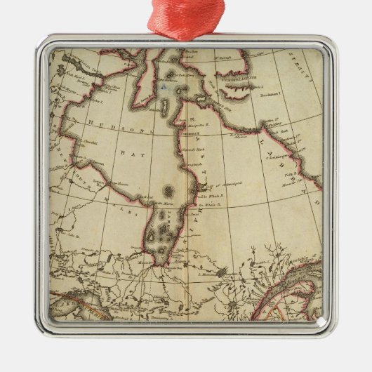 北アメリカのイギリスの所有物 メタルオーナメント (正面)