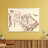 北アメリカのイギリス領 キャンバスプリント (インサイチュ (リビング))