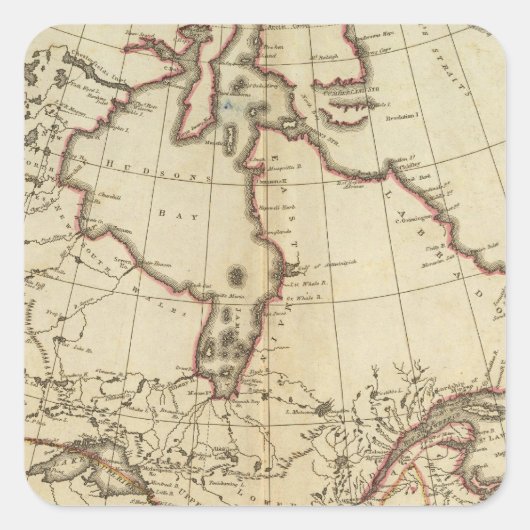 北アメリカのイギリス領 スクエアシール (正面)