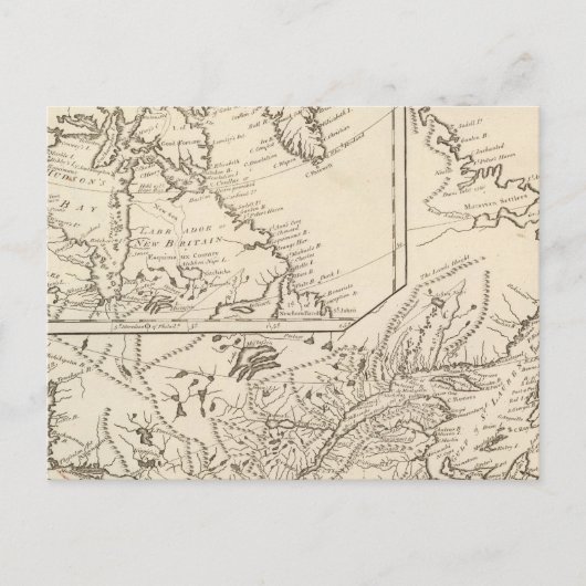 北アメリカのイギリス領 ポストカード (正面)