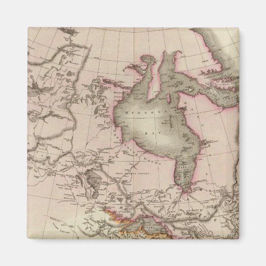 北アメリカのイギリス領 マグネット (正面)