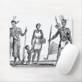 北アメリカのインディアン マウスパッド (マウス)