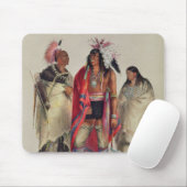 北アメリカのインディアン、c.1832 マウスパッド (マウス)