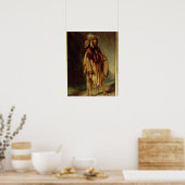 北アメリカのインド人が広大な景色を望んでいた ポスター (キッチン)