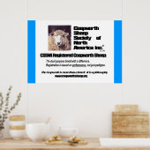 北アメリカのコプワース羊協会 ポスター (キッチン)