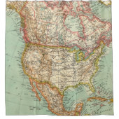 北アメリカのシャワー・カーテン シャワーカーテン (正面)