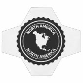 北アメリカのスタンプ サッカーボール (フラット)