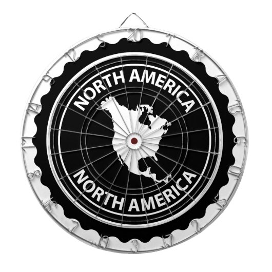 北アメリカのスタンプ ダーツボード (正面)