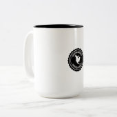 北アメリカのスタンプ ツートーンマグカップ (正面左)