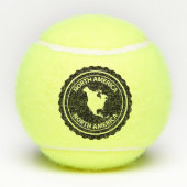 北アメリカのスタンプ テニスボール (裏面)