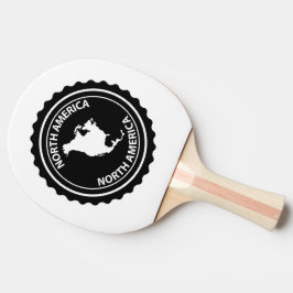 北アメリカのスタンプ 卓球ラケット