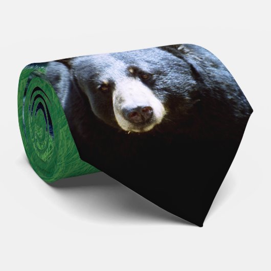 北アメリカのツキノワグマのタイ ネクタイ (ロール)