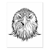 北アメリカのハゲ・イーグルのアートカラーリングページ ラバースタンプ (インプリント)