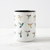 北アメリカのハミングバードコーヒーマグ ツートーンマグカップ (中央)