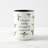 北アメリカのハミングバードコーヒーマグ マグカップ (中央)