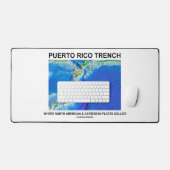北アメリカのプエルトリコカリブの海溝 デスクマット (キーボード&マウス)