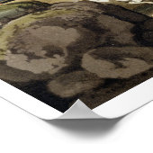 北アメリカのベア狩り、マシュー・ドゥボウによる彫刻 ポスター (角)