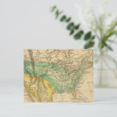 北アメリカの地図バイワーチェスター ポストカード (スタンド正面)