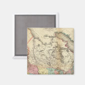 北アメリカの地図3 マグネット (正面/裏面)