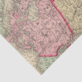 北アメリカの地図 薄葉紙 (詳細)