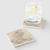 北アメリカの学校 ストーンコースター (横)