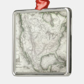 北アメリカの川および山 メタルオーナメント (左)