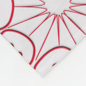 北アメリカの川カワウソのクリスマス フリースブランケット (角)