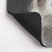 北アメリカの川カワウソのマウスパッド マウスパッド (コーナー)