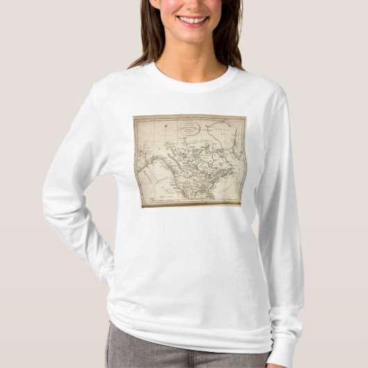 北アメリカの新しい地図 Tシャツ (正面)
