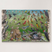 北アメリカの東のパズルの裏庭の鳥 ジグソーパズル (横)