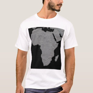 北アメリカの立体眺め Tシャツ