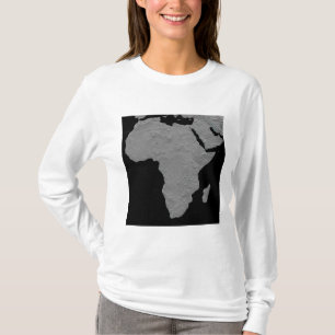 北アメリカの立体眺め Tシャツ