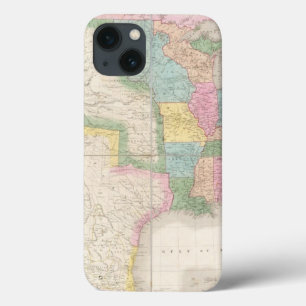 北アメリカの米国の地図 iPhone 13ケース