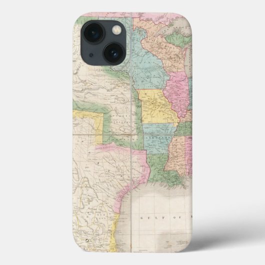 北アメリカの米国の地図 Case-Mate iPhoneケース (裏面)