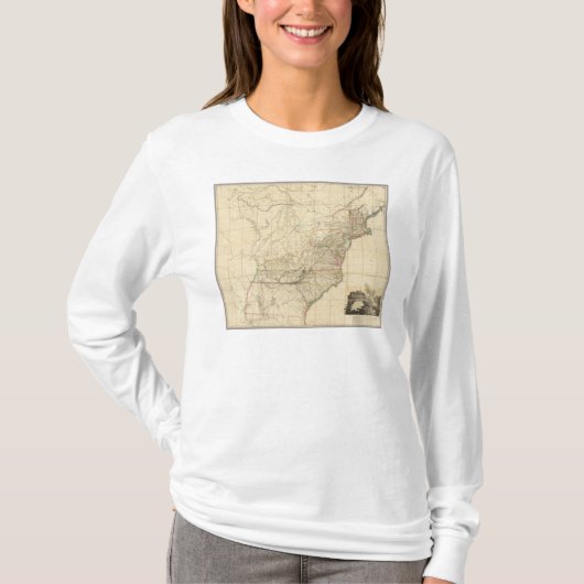 北アメリカの米国 Tシャツ (正面)
