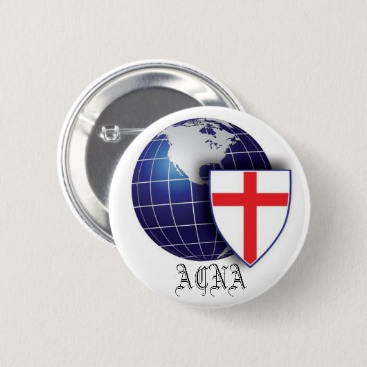 北アメリカの英国教会 缶バッジ (正面&裏面)