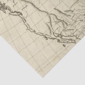 北アメリカの輪郭の地図 薄葉紙 (詳細)
