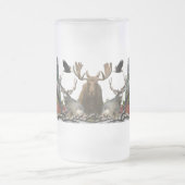 北アメリカの野性生物 フロストグラスビールジョッキ (中央)