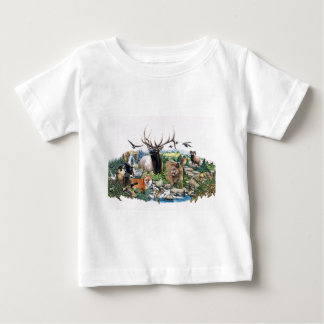 北アメリカの野性生物 ベビーTシャツ