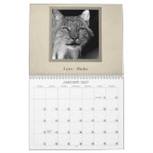 北アメリカの野生生物カレンダー カレンダー (1月 2027)