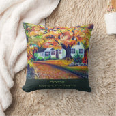 北アメリカの魅惑秋風景 クッション (ブランケット)