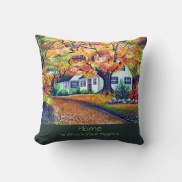 北アメリカの魅惑秋風景 クッション