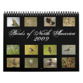 北アメリカの鳥のカレンダー カレンダー (カバー)
