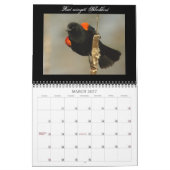 北アメリカの鳥のカレンダー カレンダー (3月 2027)