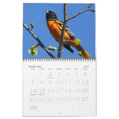 北アメリカの鳥 カレンダー (2月 2027)
