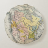 北アメリカのEthnographs ラウンドクッション (裏面)